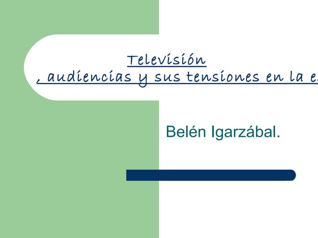 Televisión, audiencias