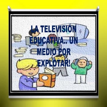 Televisión educativa nuevo PPT Descarga Gratuita
