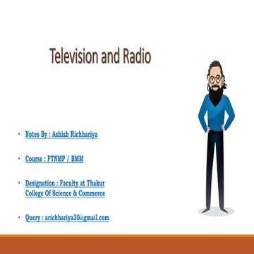 Television and radio