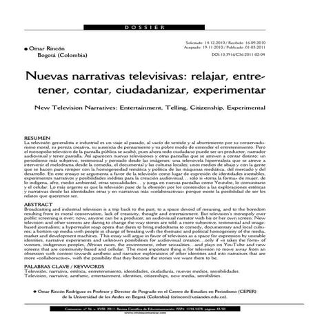  Television  OMAR Rincón 