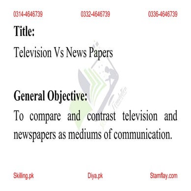Television Vs News Papers Lesson Plan_1.pptx