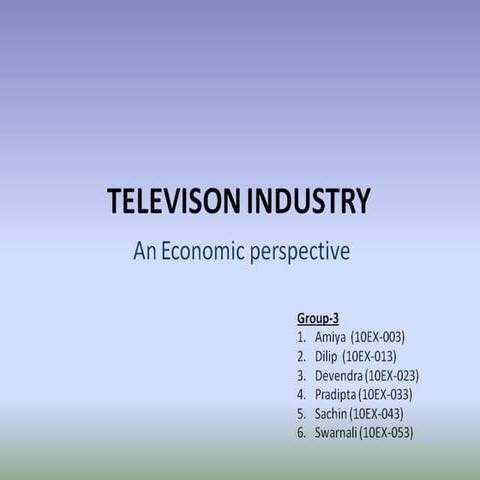 Televison industry