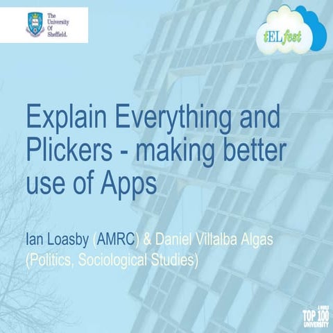 Explain Everything & Plickers