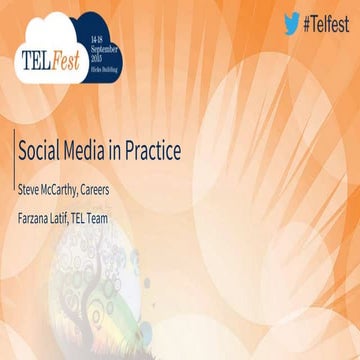 Social Media in Practice