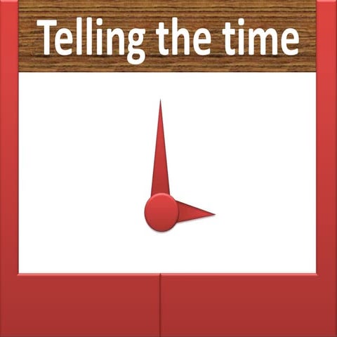 Telling time presentation