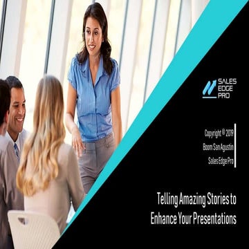 Telling Amazing Stories to Enhance Your Presentations