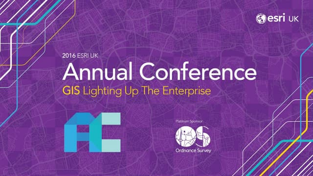Telling Stories with Maps - Esri UK Annual Conference 2016ac