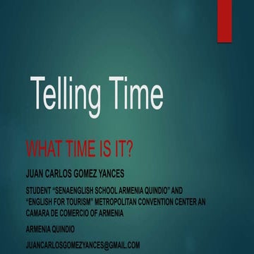 Telling Time