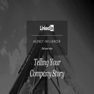Telling your company story