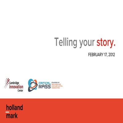 Telling Your Story