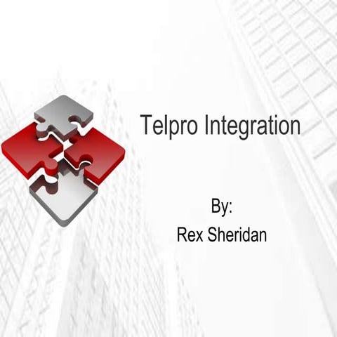 Telpro Integration