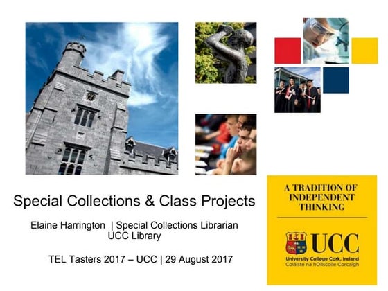 Subject Support Special Collections UCC Library 2016-2017 | PDF