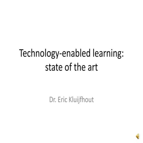 Tel state of the art   presentation narration