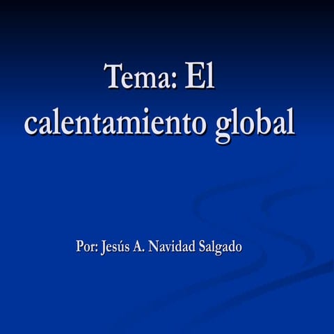 Calentamiento Global