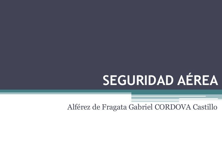 Seguridad aerea