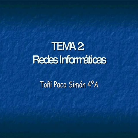 Tema 2 Redes ToñI