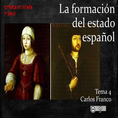 Tema 4 la formación del estado español
