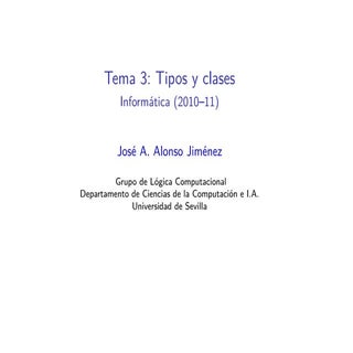 Tema 3: Tipos y clases en Haskell