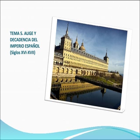 Tema 5. Carlos I De EspañA Y V De Alemania