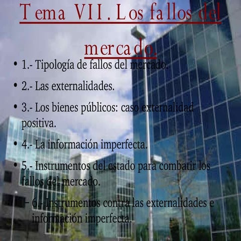 Tema VII (Economía) del IES  Huelin