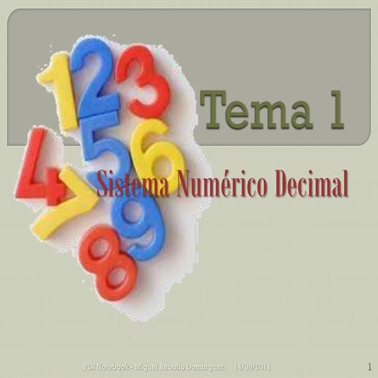 Tema01 pdi sistema numérico decimal