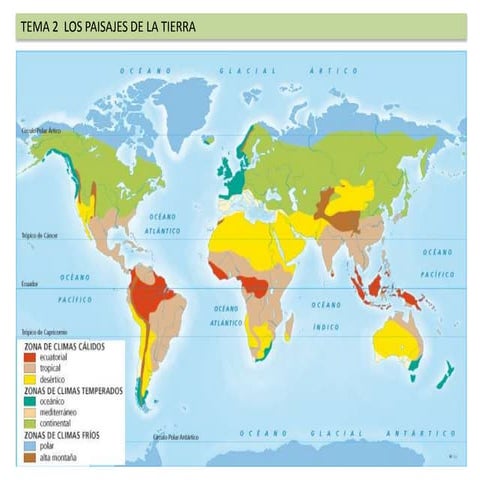 Tema 02 los paisajes de la tierra VZAFRA | PPTX