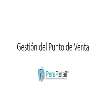 Gestión del Punto de Venta