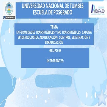 daños no transmisible y enfermedades transmisibles