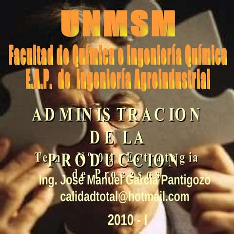 TEMA 04: ESTRATEGIA DE PROCESOS