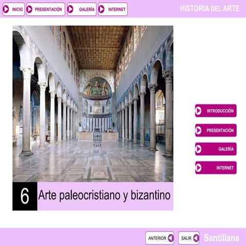 Tema06: El arte paleocristiano y bizantino