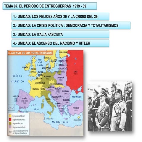 Tema 07.  el periodo de entreguerras. la alemania nazi