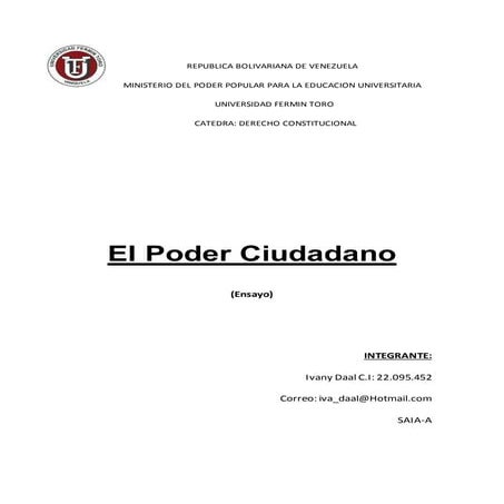 Tema 09 poder ciudadano