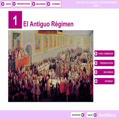 Antiguo Regimen - feudalismo tardio TEMA 1