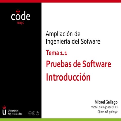 Introducción a las Pruebas Software