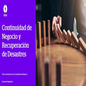 Plan de Continuidad de Negocio | PDF