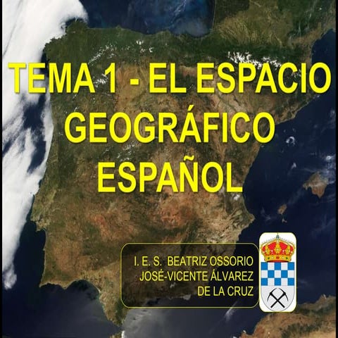 Tema 1   el espacio geográfico español