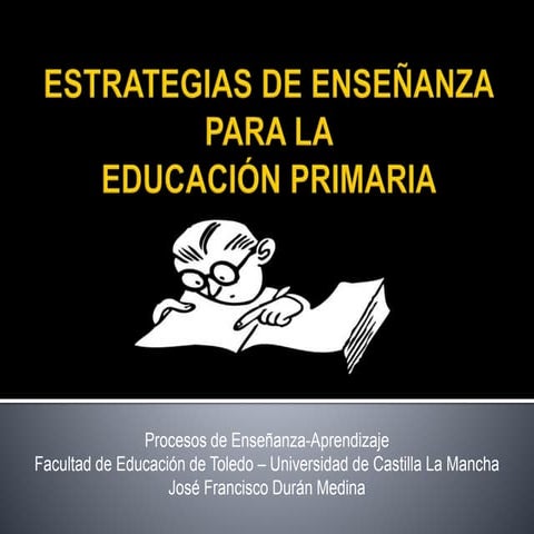 Estrategias de enseñanza