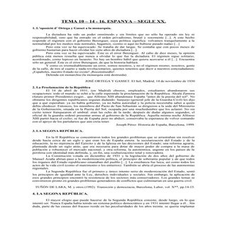 ESPANYA - SEGLE XX. TEXTOS SOBRE LA...