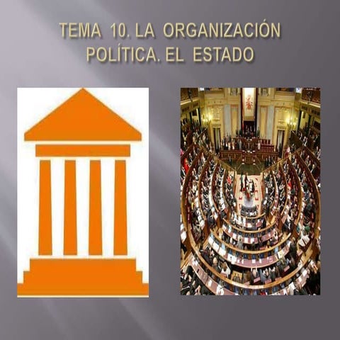 Tema  10. La organización política. El Estado