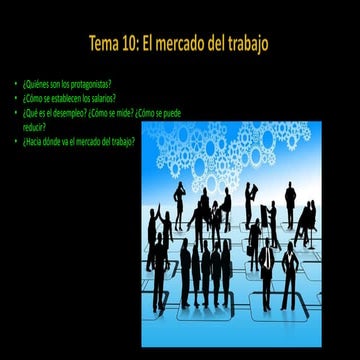 El mercado del trabajo