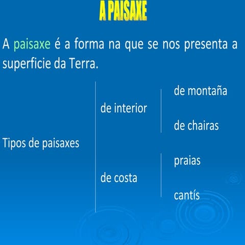 Tema 10 a paisax e