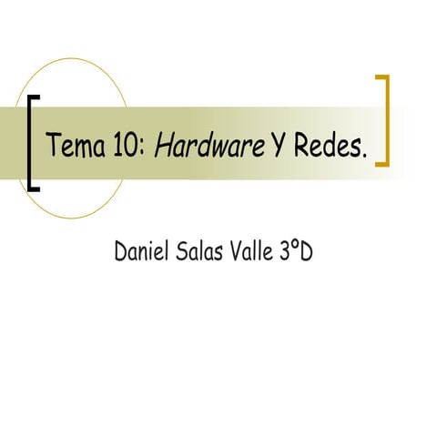 Hardware y redes