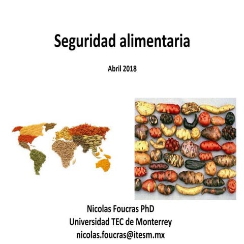 Seguridad alimentaria (em 2018)