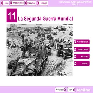 Tema 11: La Segunda Guerra Mundial