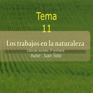 LOS TRABAJOS EN LA NATURALEZA (AGRI...