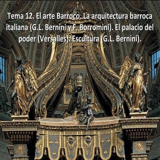 Tema 12. El arte barroco