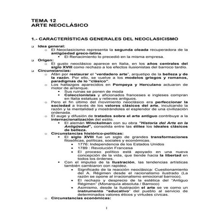 Tema 12 arte neoclásico