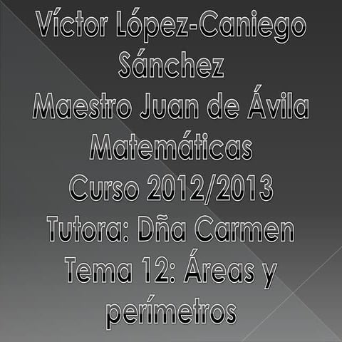 Tema 12 mate.Víctor