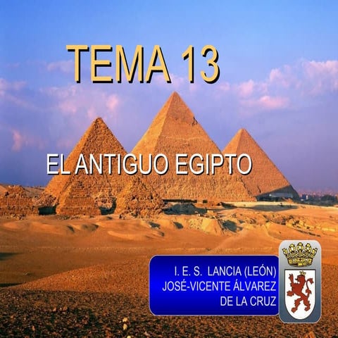 Tema 13   El Antiguo Egipto