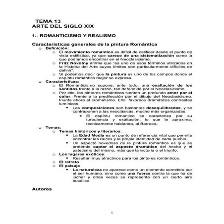 Tema 13 arte del siglo xix